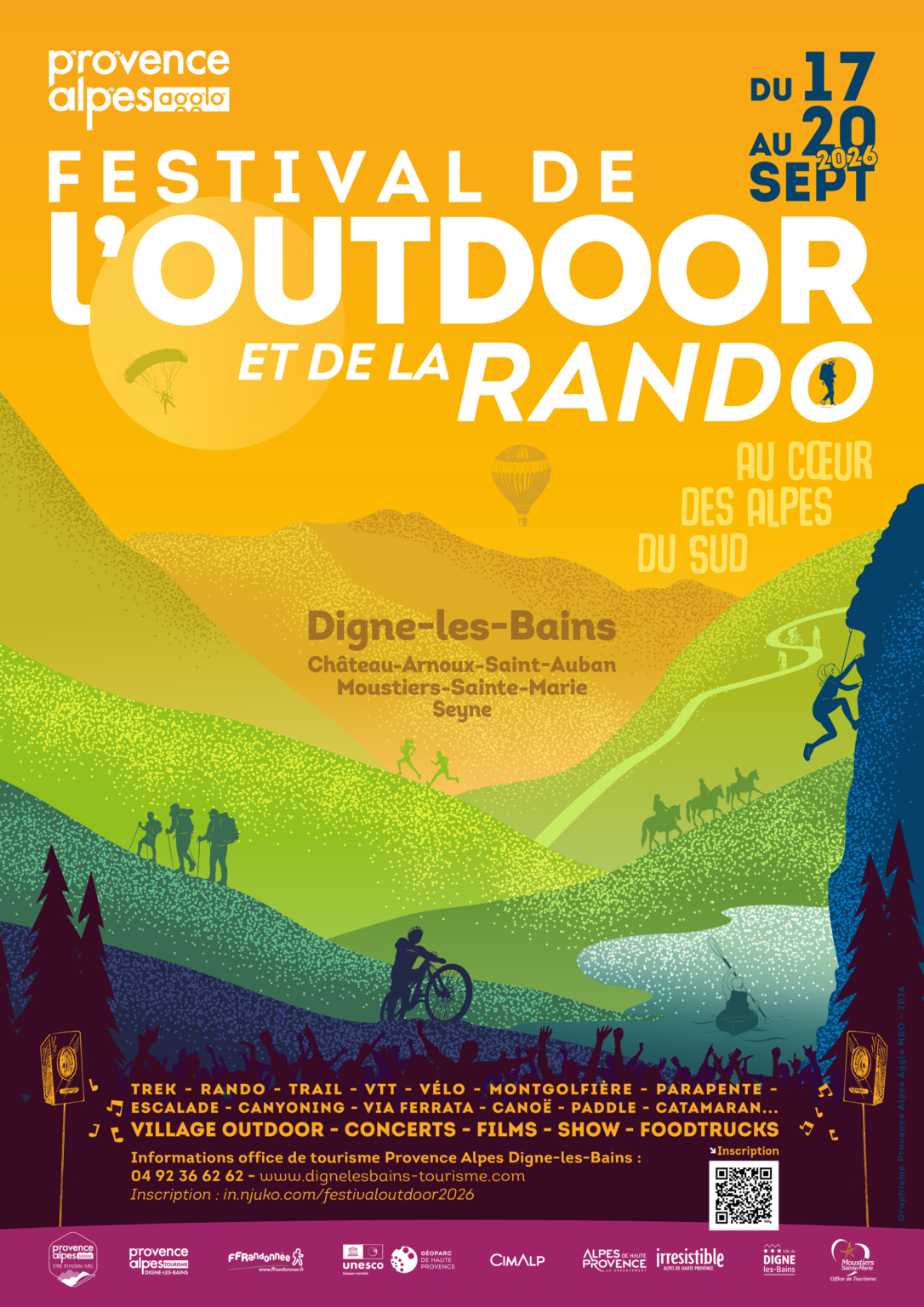 Le Festival de l'Outdoor et de la Rando revient du 17 au 20 septembre